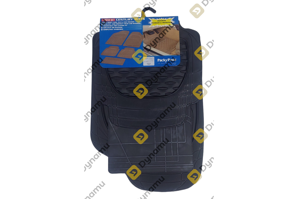 Universal Car Floor Mats - 5 Pack